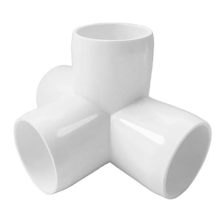 Build Heavy Duty PVC Furniture PVC Elbow Fittings SELLERS360 4Way 1inch Tee PVC Fitting Elbow 1in Pack of 8