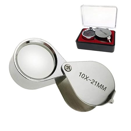 Zoom x30 21mm Glass Jeweller Loupe Eye Magnifier Magnifying Glass NO case
