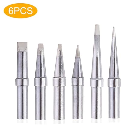 Bleiou 5 Pack Replacement ST7 Soldering Iron Tips for Weller WLC100 SPG40 S... 