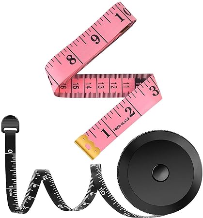 1.5M 60" Soft Plastic Ruler Tailor Cloth Body Measure Measuring Flat Tape PINK 