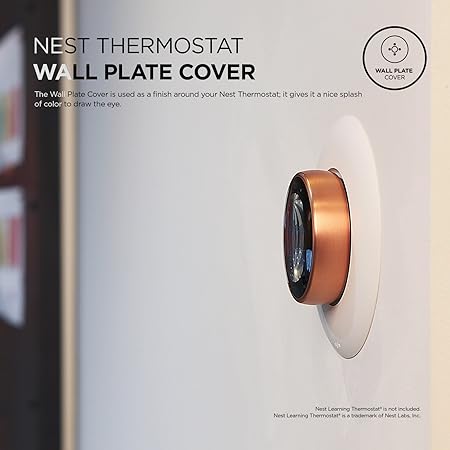 Best Home Thermostat Accessories In 2020 Reviews And Ratings - Elago Wall Plate Cover For Nest Thermostat E