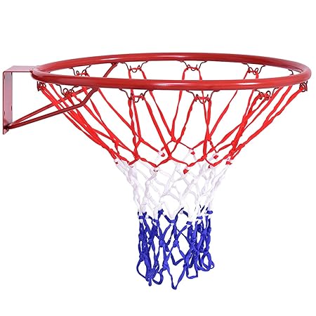 16.5'' Standard Basketball Rim Weather Hoop Goal Outdoor Indoor Basketball Rim 