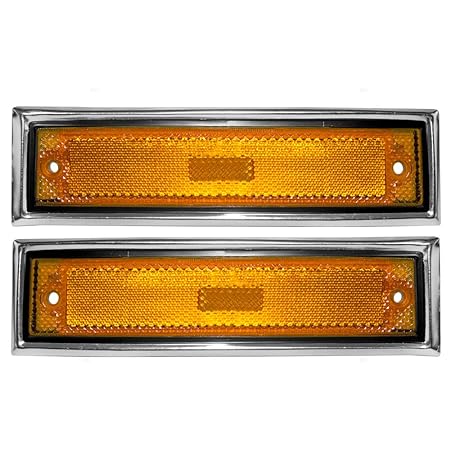 Drivers Park Signal Side Marker Light Lamp Lens Replacement for Chevrolet Pickup Truck SUV 15199558 AutoAndArt 