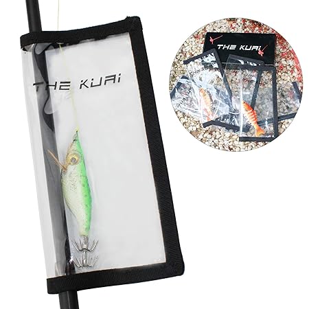 KastKing Lure Wraps Two Sizes PVC Clear Window includes 4 Lure Wraps 