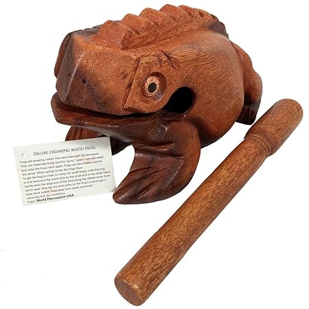Brown Cricket and all Brown Owl Details about   Wooden Percussion 3 Piece Set Light Brown Frog 