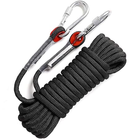 Strong Stretch 15m Abseiling Mountaineering Rock Climbing Rope Cord d11mm Safety 