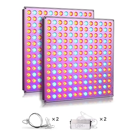 Indoor Plant Grow Light,VillSure 2019 Upgraded LED Plant Lamp with Auto On/Off 3H/6H/12H Timer,30w Full Spectrum 5 Dimmable Levels Desk-Clip Plant Lights for Succulent Seedings Garden Greenhouse