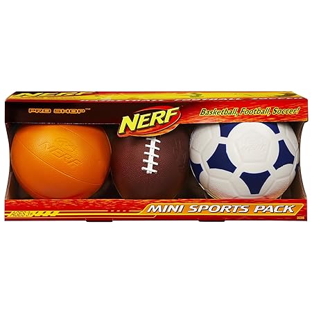 LMC Products Foam Football Sports Toy 7.25 Easy Grip Soft Football Sold as 3 Pack 