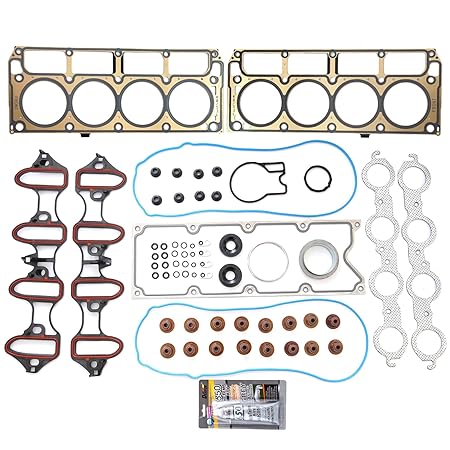 Vincos Engine Cylinder Valve Cover Gasket Replacement For 96-01 Jeep Cherokee Wrangler Grand 4.0L L6 VS50458R 