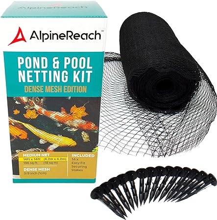 RainLeaf 7 x 10 Pond Netting Pool Protective Cover Netting,Pond Skimmer Net... 